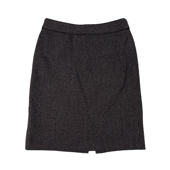 Ann Taylor Dark Gray Wool Blend Lined Pencil Skirt - Size 6 - Picture 1 of 8